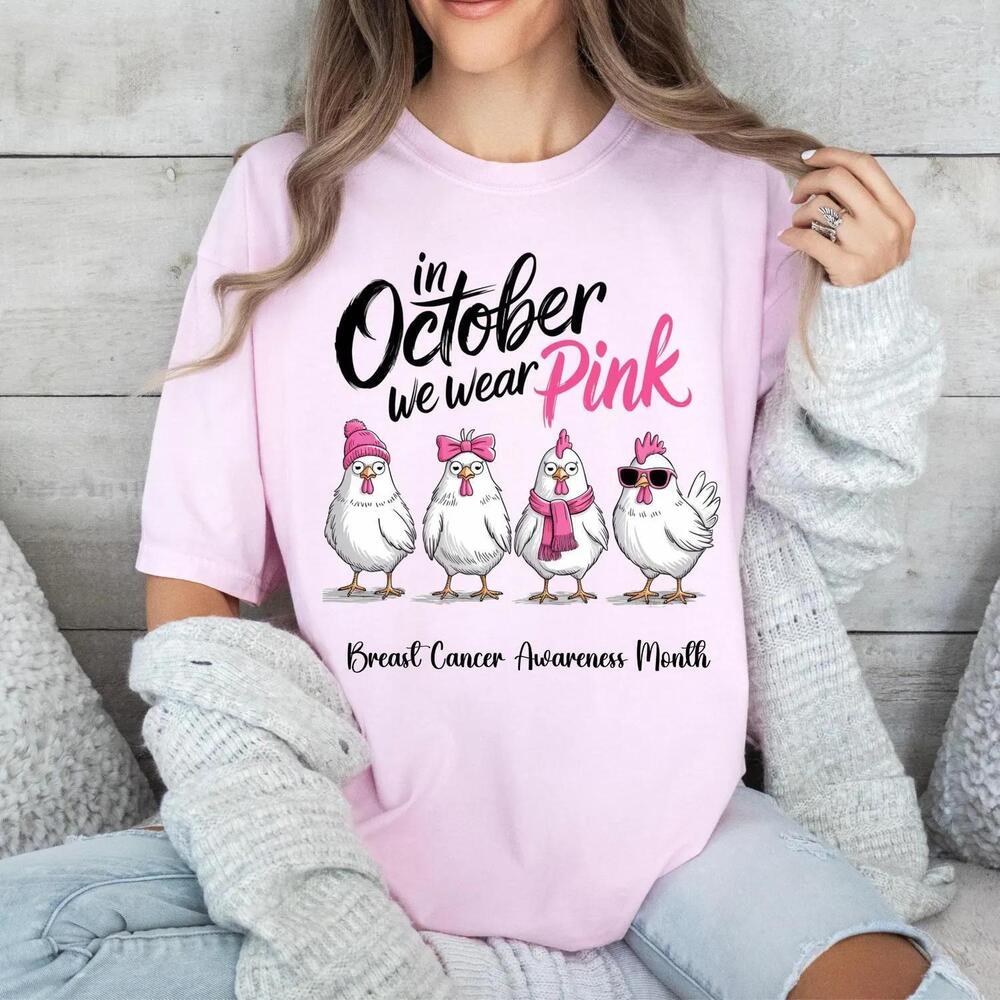 Awareness Shirt In October We Wear Shirt Cancer Support
